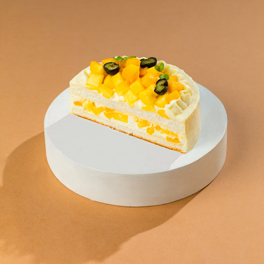 VANILLA MANGO CAKE