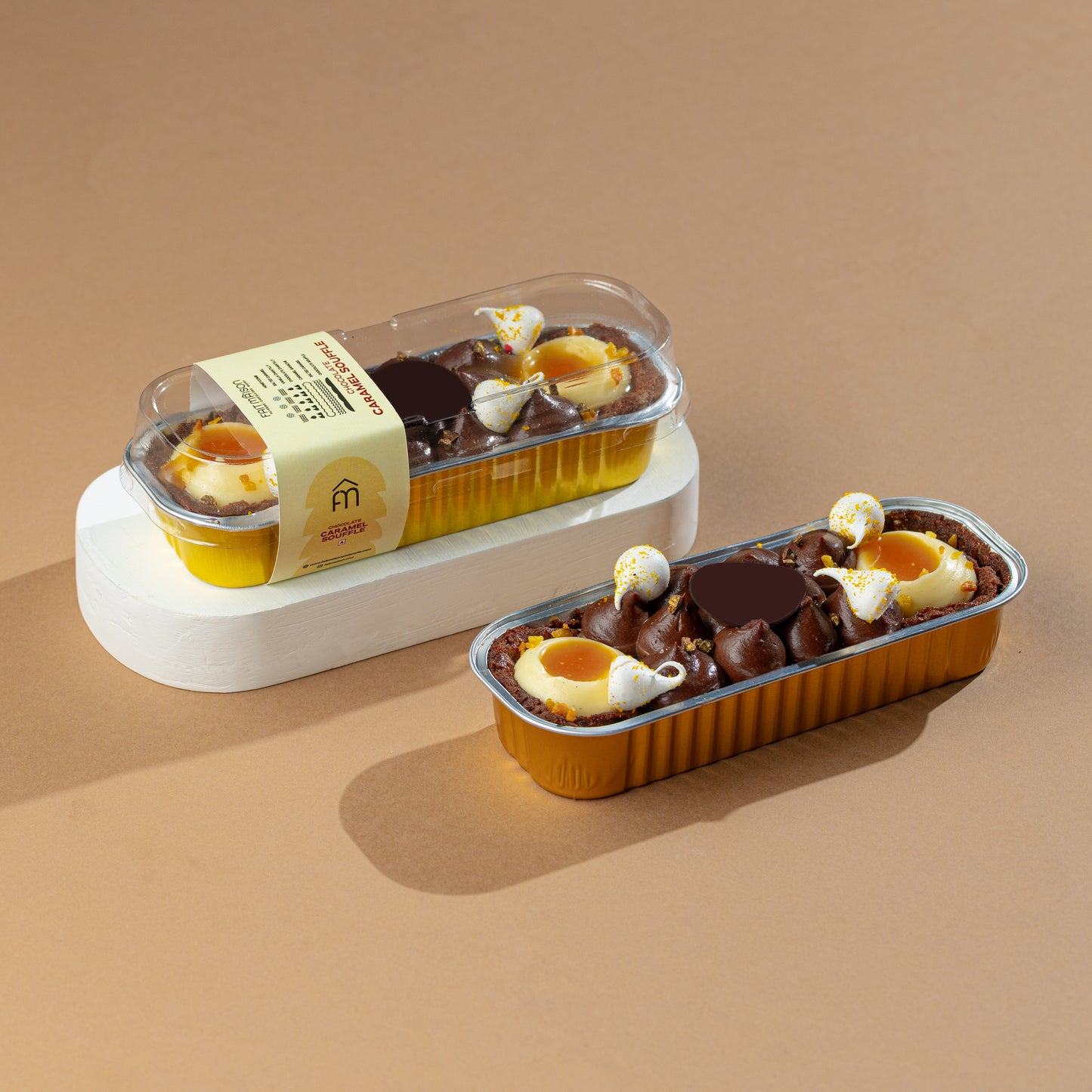 CHOCOLATE CARAMEL SOUFFLE TUB