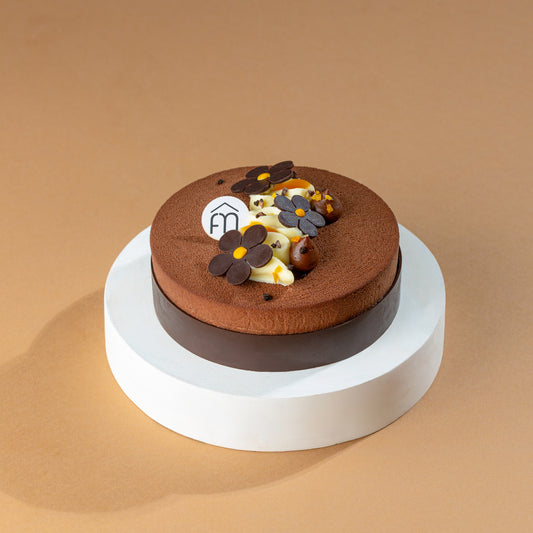 CHOCOLATE CARAMEL ENTREMET