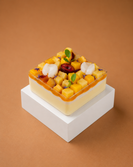 STONE FRUIT GATEAU TUB