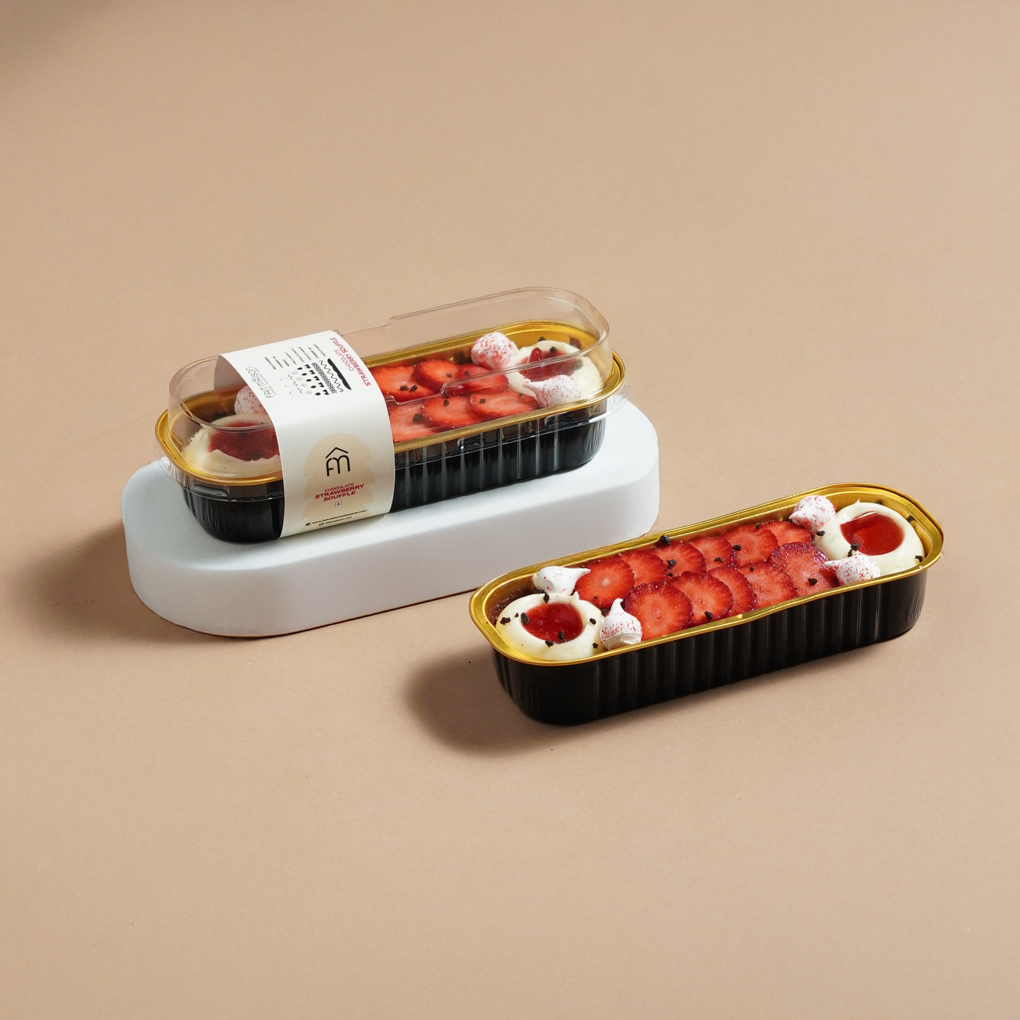 CHOCOLATE STRAWBERRY SOUFFLE TUB