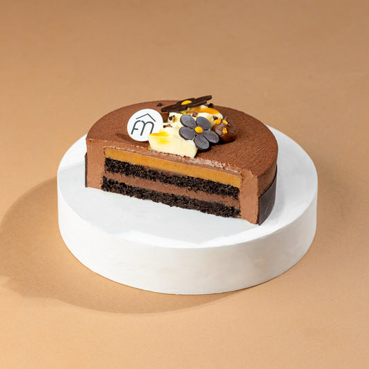 CHOCOLATE CARAMEL ENTREMET